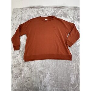 Billabong Sweatshirt Men's Size Medium Rust Color Long Sleeve Crew Neck EUC